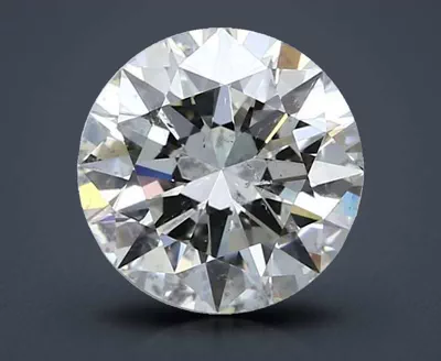 2.51ct J SI2 Rare Carat Ideal Cut Round Diamond