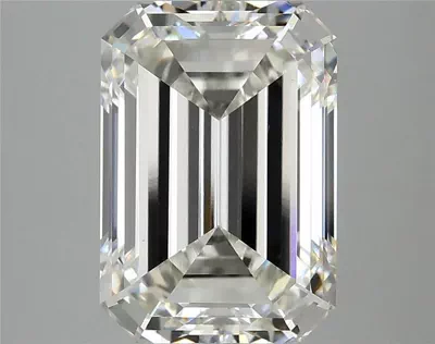 4.68ct H VS1 Rare Carat Ideal Cut Emerald Lab Grown Diamond