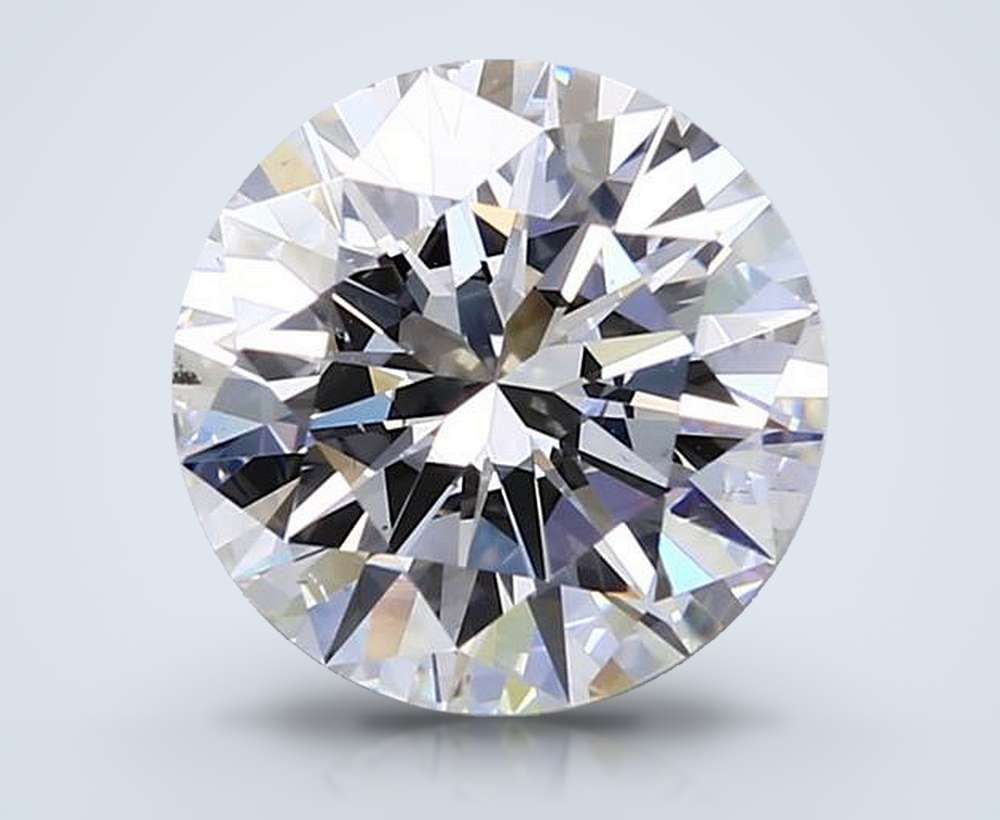 2.80ct H SI1 Rare Carat Ideal Cut Round Diamond
