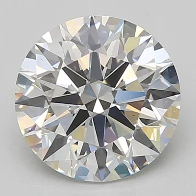 2.58ct F VS1 Rare Carat Ideal Cut Round Lab Grown Diamond