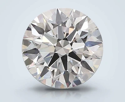 3.03ct F VVS2 Rare Carat Ideal Cut Round Lab Grown Diamond