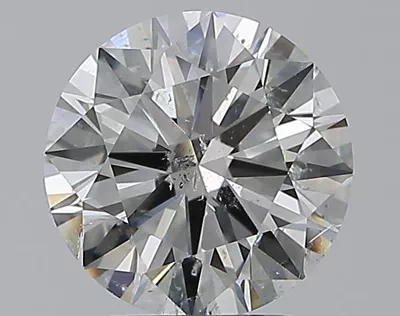 2.51ct I SI2 Rare Carat Ideal Cut Round Diamond