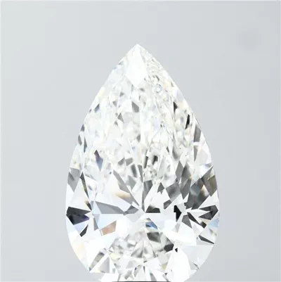 12.06ct G VVS2 Rare Carat Ideal Cut Pear Lab Grown Diamond