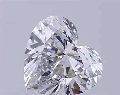 4.43ct F IF Rare Carat Ideal Cut Heart Diamond
