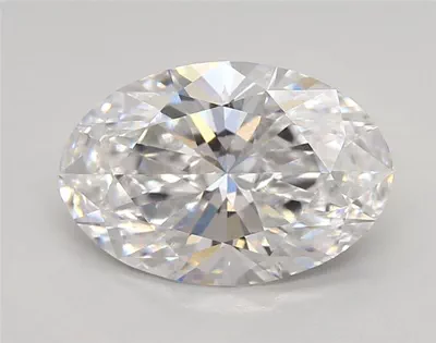 2.48ct D VS1 Rare Carat Ideal Cut Oval Lab Grown Diamond