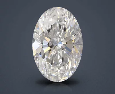 2.48ct D VS1 Rare Carat Ideal Cut Oval Lab Grown Diamond