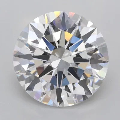 3.05ct F VVS2 Excellent Cut Round Lab Grown Diamond