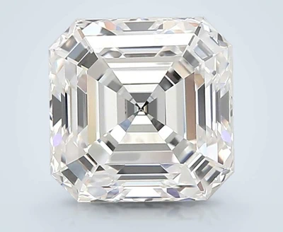 6.08ct E VVS2 Rare Carat Ideal Cut Asscher Lab Grown Diamond