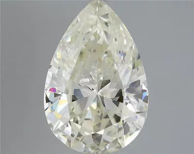 5.64ct K SI2 Rare Carat Ideal Cut Pear Diamond