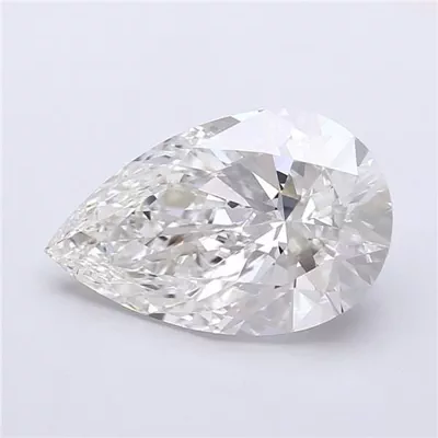 4.14ct G VVS2 Rare Carat Ideal Cut Pear Lab Grown Diamond