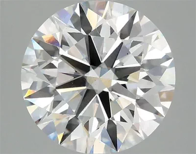 3.04ct F SI1 Rare Carat Ideal Cut Round Lab Grown Diamond