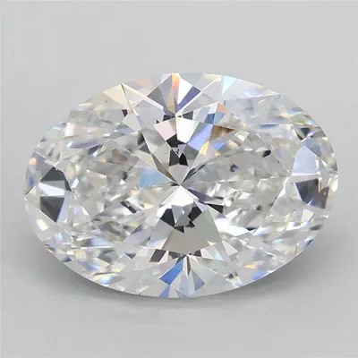 2.59ct D VS2 Rare Carat Ideal Cut Oval Lab Grown Diamond
