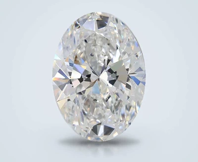 2.59ct D VS2 Rare Carat Ideal Cut Oval Lab Grown Diamond