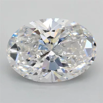 3.04ct E VS1 Rare Carat Ideal Cut Oval Lab Grown Diamond