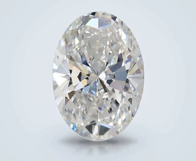 3.04ct E VS1 Rare Carat Ideal Cut Oval Lab Grown Diamond