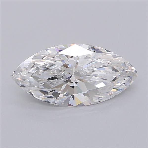 2.52ct F VS1 Rare Carat Ideal Cut Marquise Lab Grown Diamond