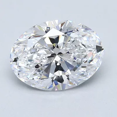 2.31ct D SI1 Rare Carat Ideal Cut Oval Diamond
