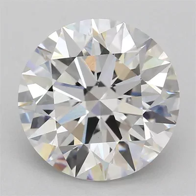 3.34ct F VVS2 Rare Carat Ideal Cut Round Lab Grown Diamond