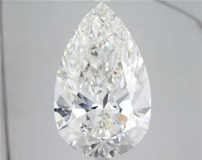 13.04ct F VS1 Rare Carat Ideal Cut Pear Lab Grown Diamond