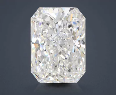 4.12ct E VVS2 Rare Carat Ideal Cut Radiant Lab Grown Diamond