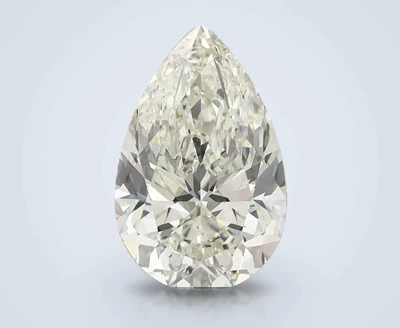 5.01ct K VVS2 Rare Carat Ideal Cut Pear Diamond