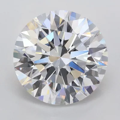 2.55ct D VVS2 Rare Carat Ideal Cut Round Lab Grown Diamond