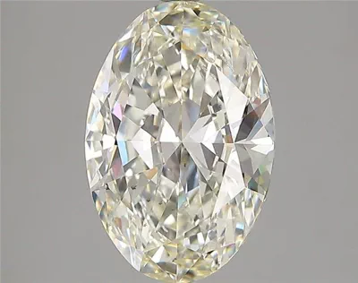 3.02ct K SI1 Rare Carat Ideal Cut Oval Diamond