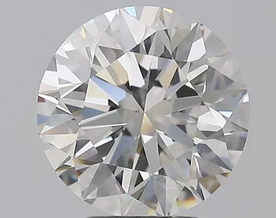 3.51ct G SI1 Rare Carat Ideal Cut Round Diamond