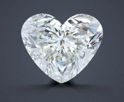 8.03ct H VVS2 Rare Carat Ideal Cut Heart Diamond
