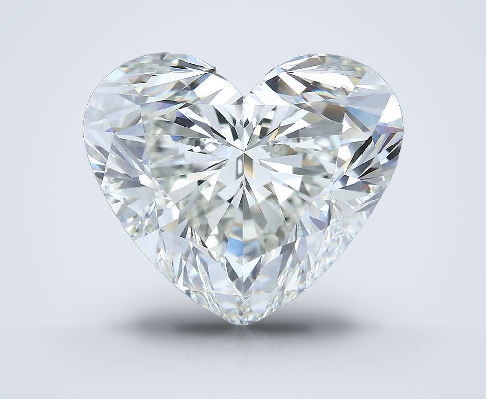 8.03ct H VVS2 Rare Carat Ideal Cut Heart Diamond