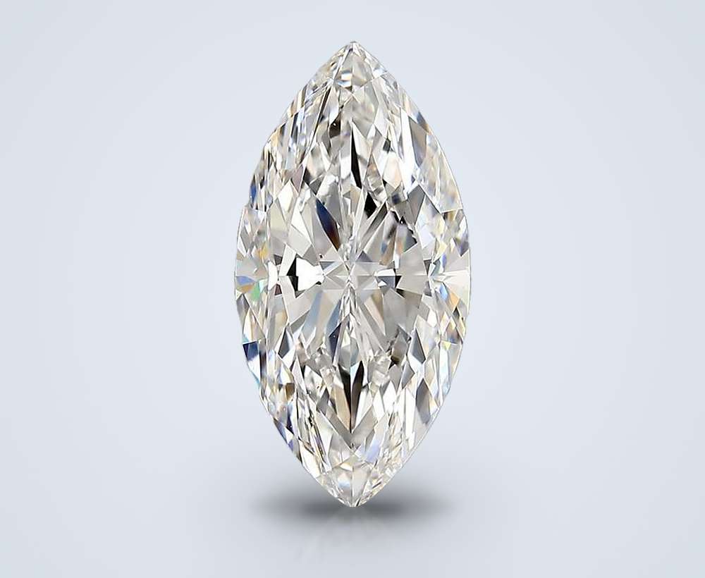 4.00ct F VS2 Rare Carat Ideal Cut Marquise Diamond