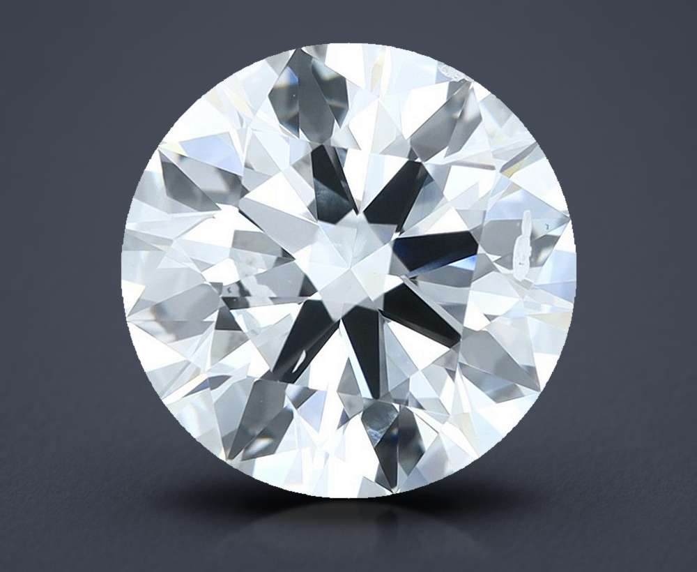 5.05ct D SI2 Rare Carat Ideal Cut Round Diamond