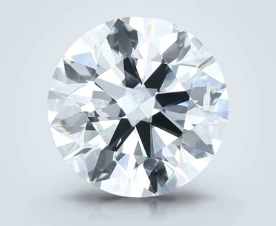 5.05ct D SI2 Rare Carat Ideal Cut Round Diamond