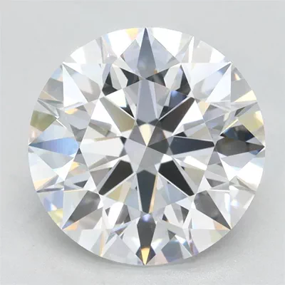 2.95ct D VVS1 Rare Carat Ideal Cut Round Lab Grown Diamond