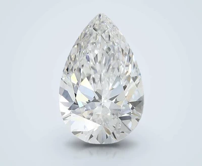 6.07ct E VVS2 Rare Carat Ideal Cut Pear Lab Grown Diamond