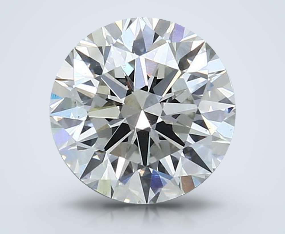 2.04ct H VS2 Rare Carat Ideal Cut Round Diamond