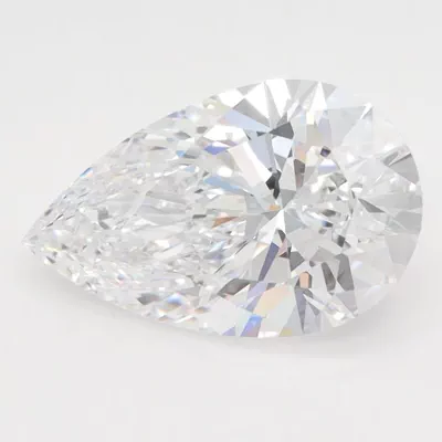 2.31ct D VVS2 Rare Carat Ideal Cut Pear Lab Grown Diamond