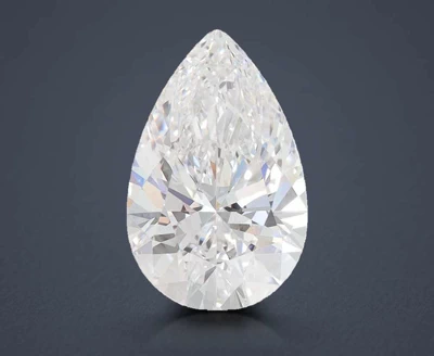2.31ct D VVS2 Rare Carat Ideal Cut Pear Lab Grown Diamond