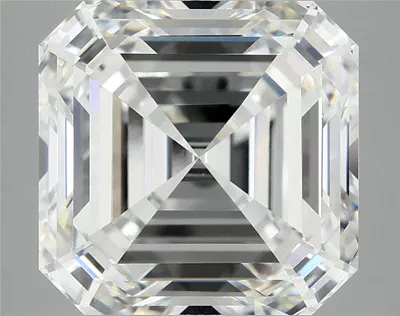 8.10ct F VVS2 Rare Carat Ideal Cut Asscher Lab Grown Diamond