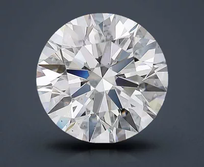 5.41ct F VS2 Rare Carat Ideal Cut Round Diamond