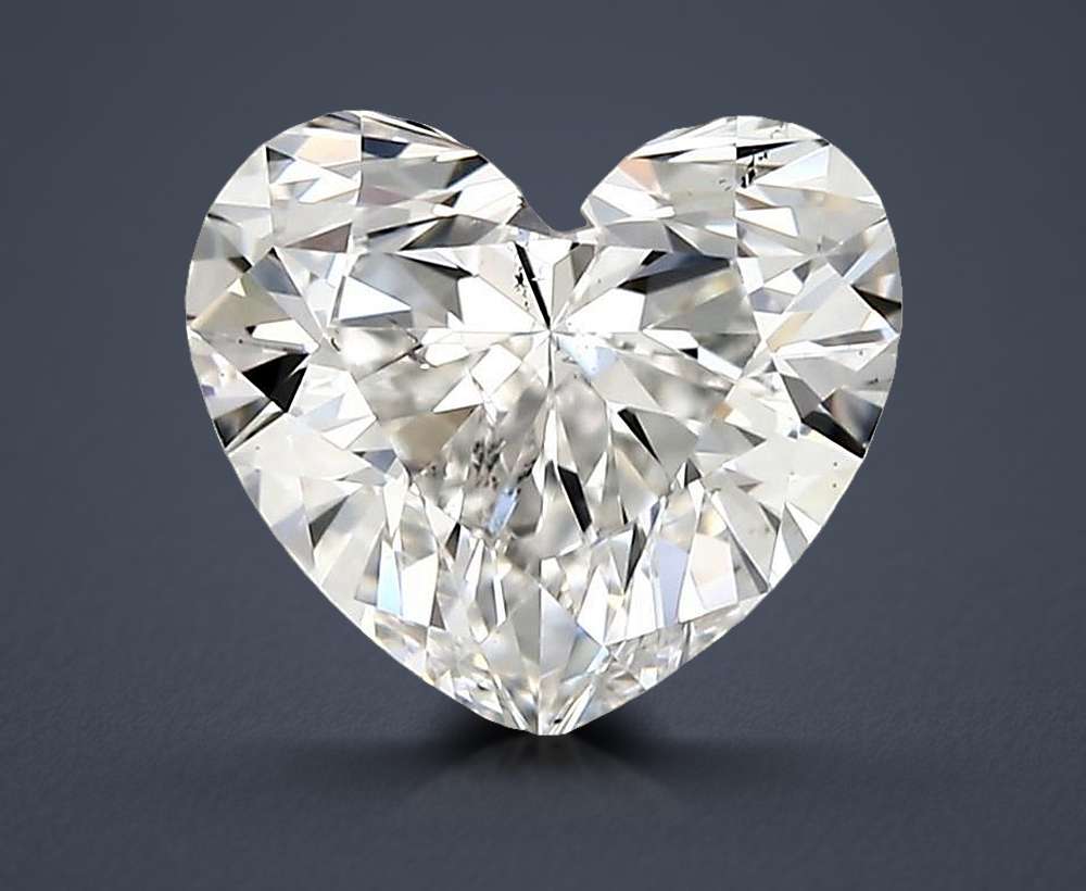 1.05ct G SI1 Rare Carat Ideal Cut Heart Diamond