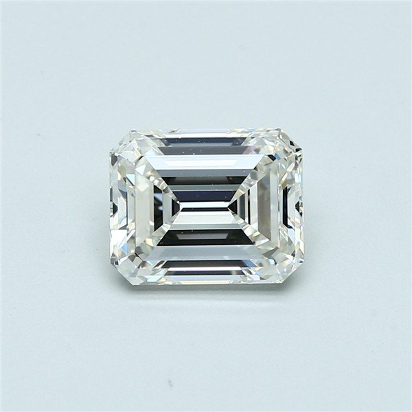 2.51ct H VVS2 Rare Carat Ideal Cut Emerald Diamond