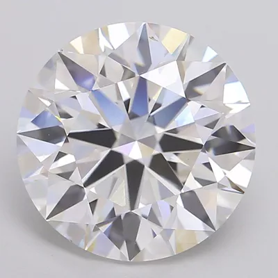 7.10ct F VS1 Rare Carat Ideal Cut Round Lab Grown Diamond