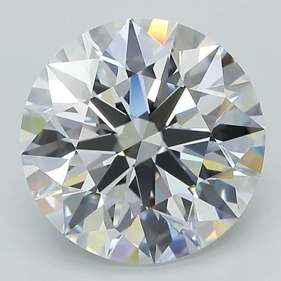 4.51ct D VVS1 Rare Carat Ideal Cut Round Lab Grown Diamond