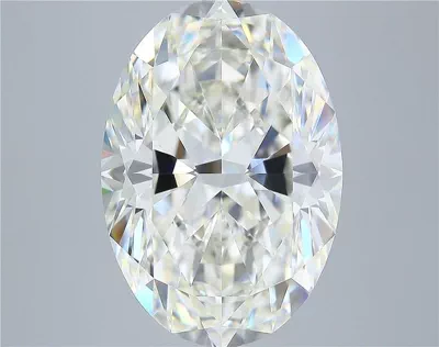 9.17ct J IF Rare Carat Ideal Cut Oval Diamond