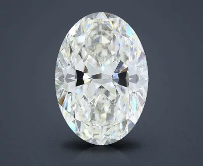 9.17ct J IF Rare Carat Ideal Cut Oval Diamond