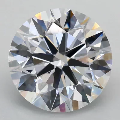 3.02ct D VS1 Rare Carat Ideal Cut Round Lab Grown Diamond