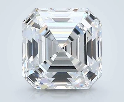 1.08ct D VS2 Very Good Cut Asscher Diamond