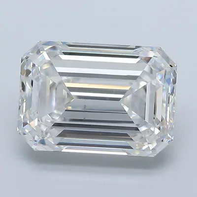 5.01ct E VS1 Rare Carat Ideal Cut Emerald Lab Grown Diamond
