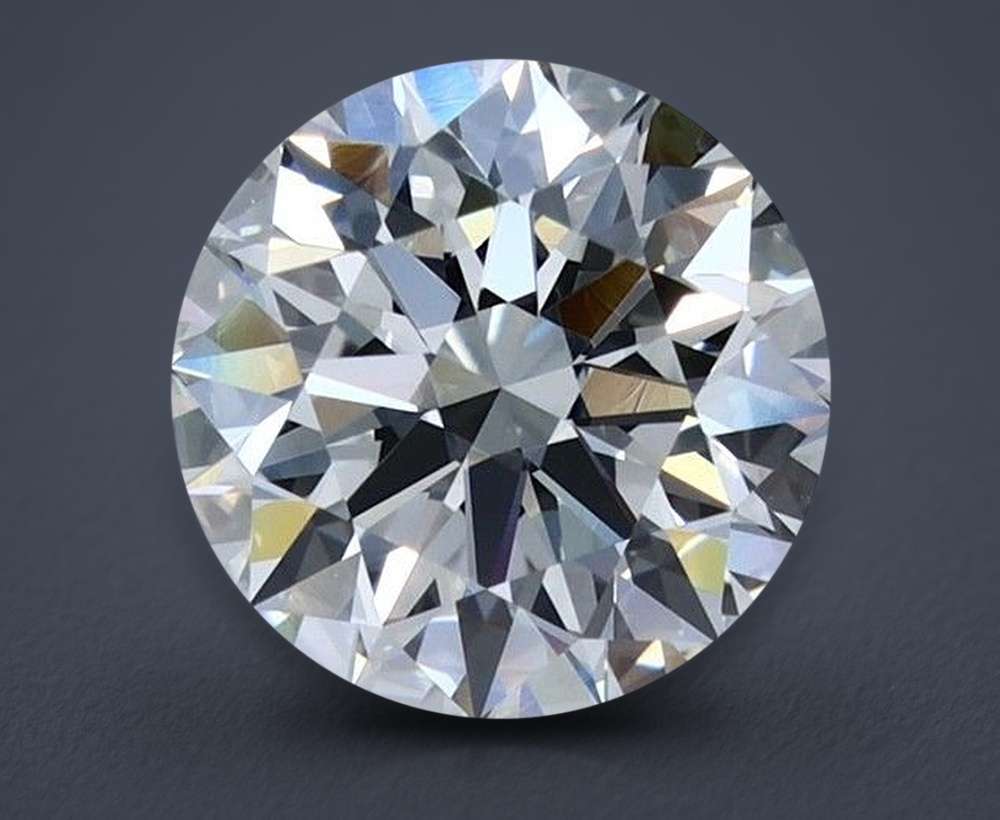 2.84ct G VVS1 Rare Carat Ideal Cut Round Diamond
